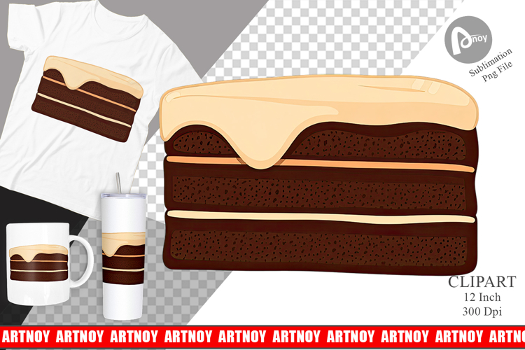 Chocolate Cake Clipart Image 12