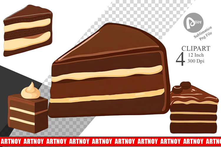 Chocolate Cake Clipart Image 16