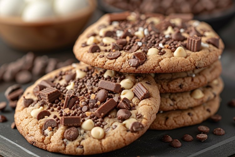 Cookies with chocolate chips Heap