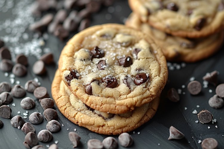 Cookies with chocolate chips Heap