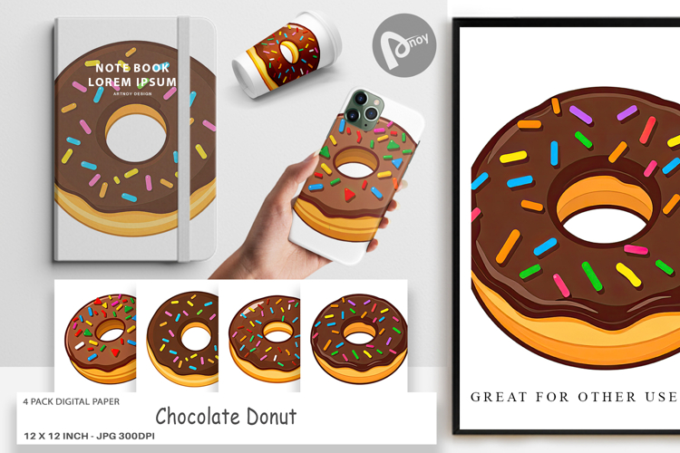 Donut Clipart Image 9