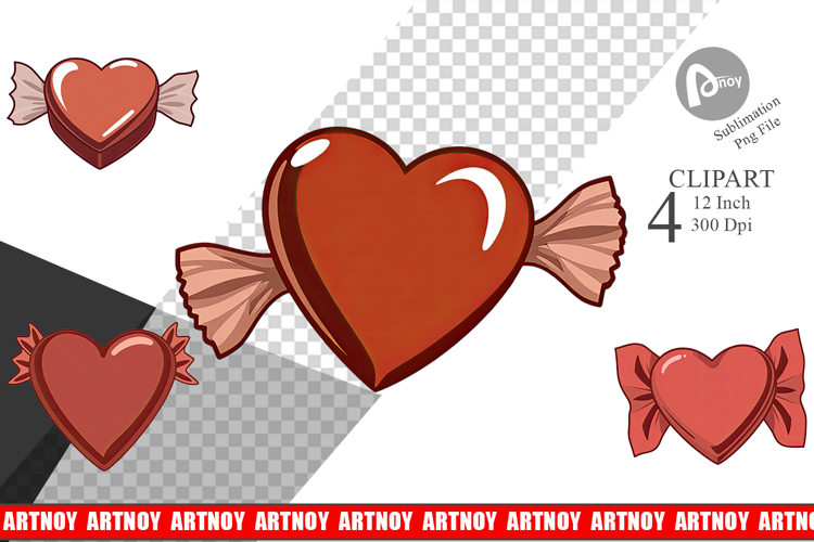 Chocolate Heart Clipart
