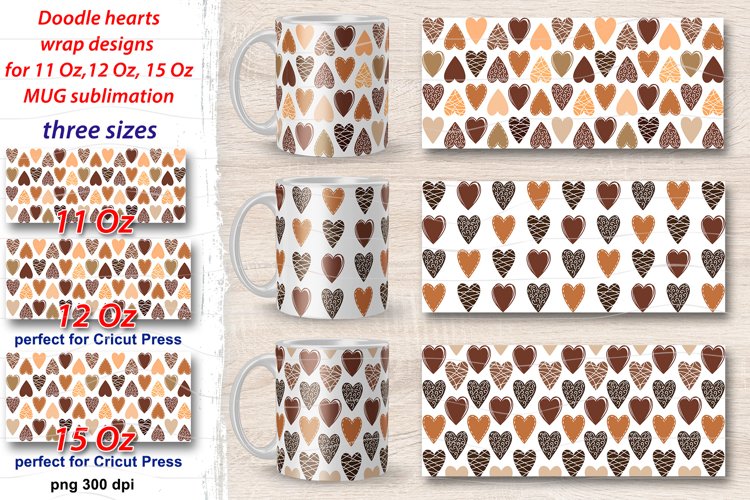 Mug wrap sublimation designs| Love heart sublimation bundle