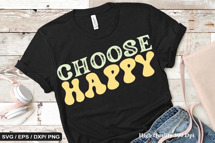 Choose Happy Svg Image 23