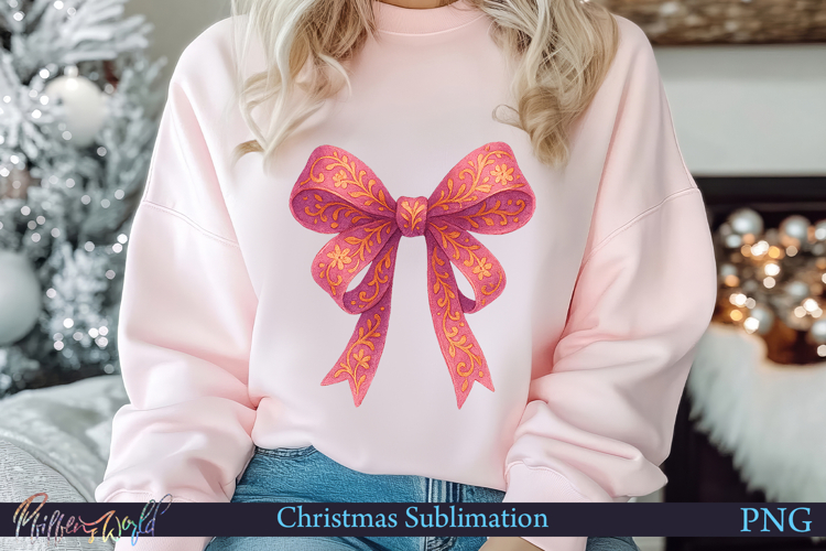 Christmas Sublimation | Mulberry Pie | bow