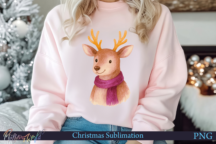 Christmas Sublimation | Mulberry Pie | deer