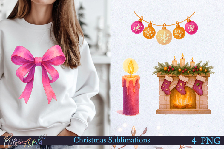 Christmas Sublimation | Mulberry Pie Color | Holiday Mood