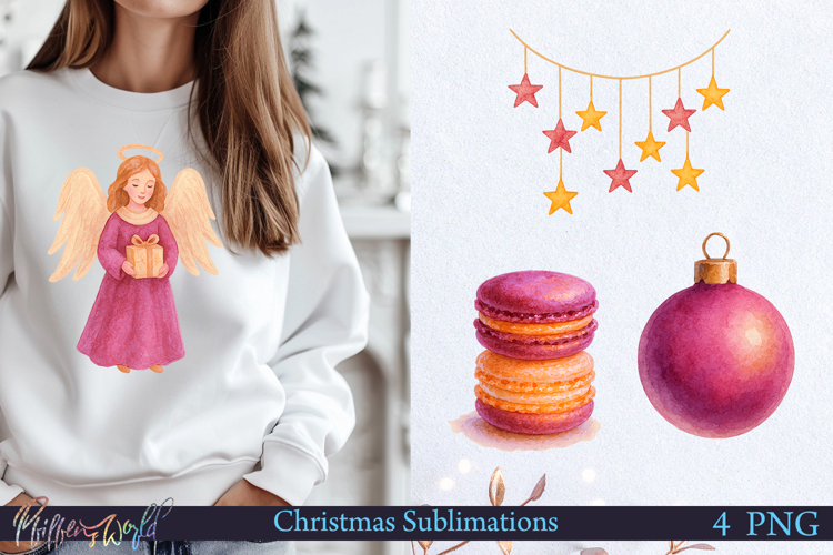 Christmas Sublimation | Mulberry Pie Color | Holy Night