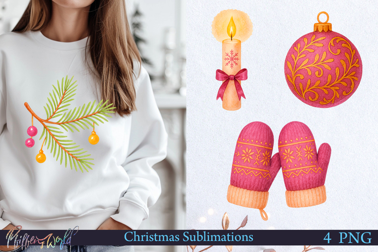 Christmas Sublimation | Mulberry Pie Color | Winter