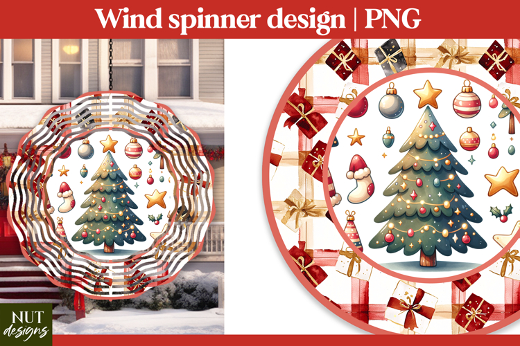 Christmas wind spinner Christmas tree Wind Spinner PNG