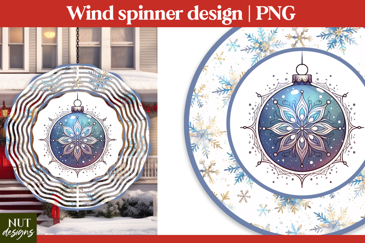Christmas wind spinner Christmas Ornament Wind Spinner PNG