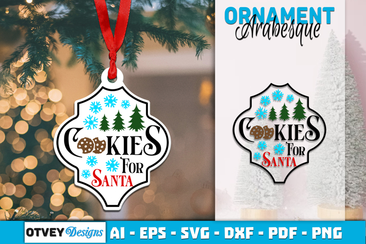 Christmas Quotes Vintage Arabesque SVG