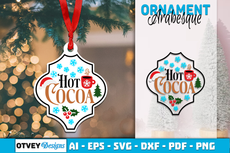 Christmas Quotes Vintage Arabesque SVG