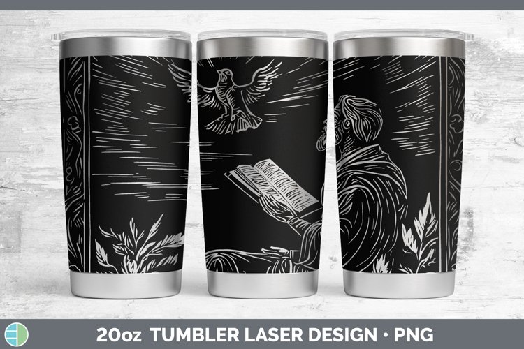 Christian Bible Laser 20oz Tumbler Sublimation Tumbler Desig