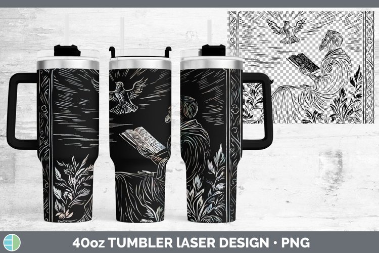 Christian Bible Laser 40oz Tumbler Sublimation Tumbler Desig