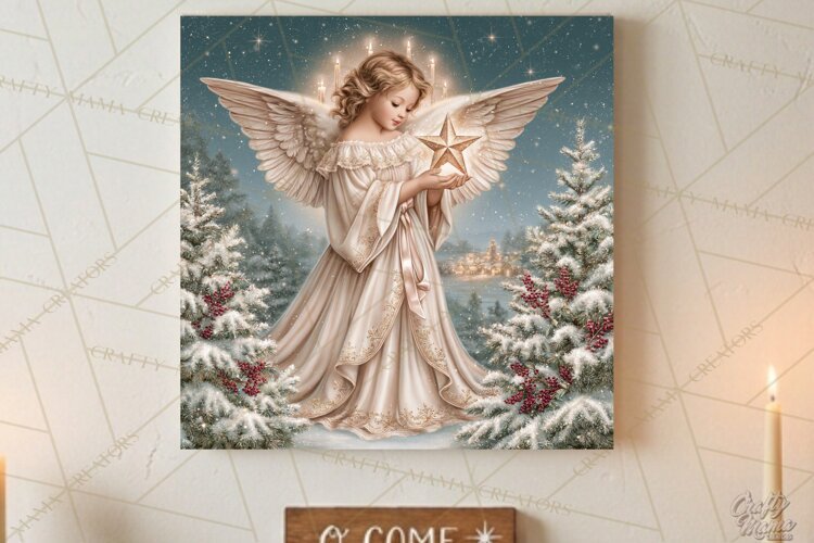 Christian Christmas Scene Sublimation, Nativity Png example image 1