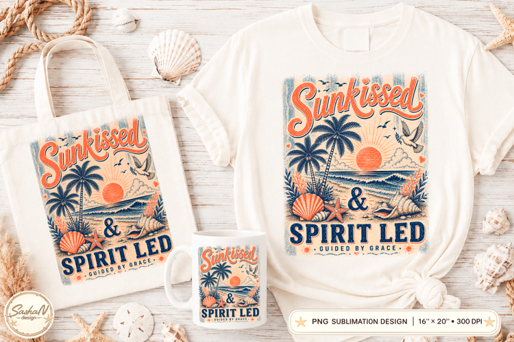 Christian Beach Faith Png, Coastal Summer Shirt Design