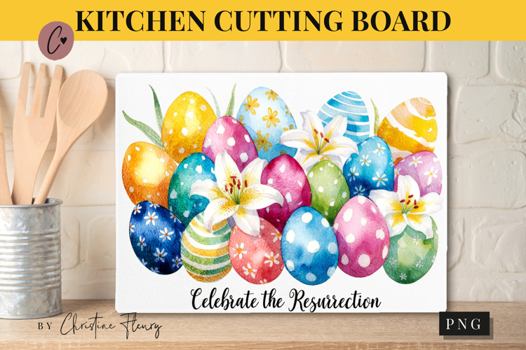 Christian Easter Cutting Board Design | Easter PNG