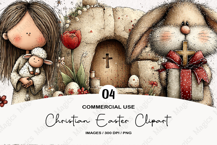 Easter Bunny Clipart Image 13