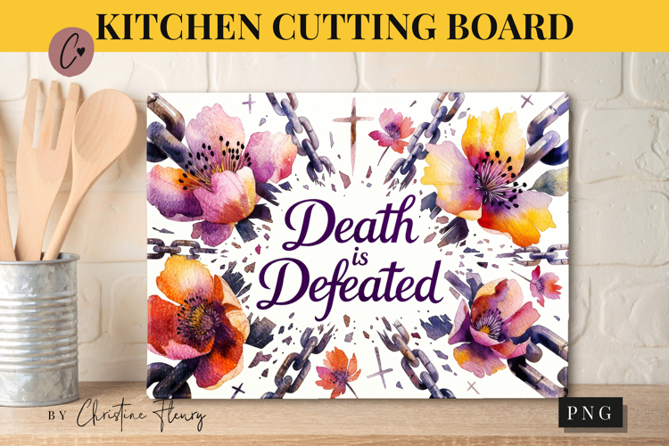 Christian Easter Cutting Board Design | Easter PNG
