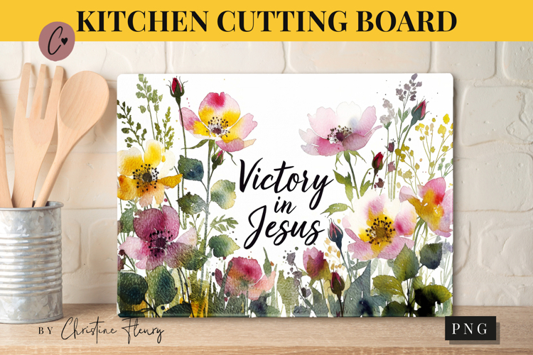 Christian Easter Cutting Board Design | Easter PNG