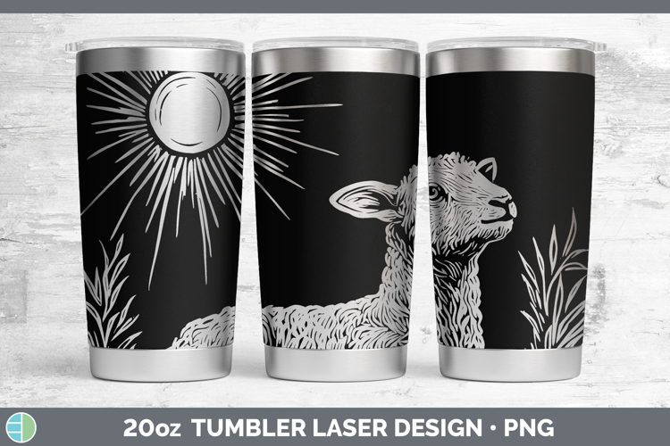 Christian Lamb Laser 20oz Tumbler Sublimation Tumbler Design