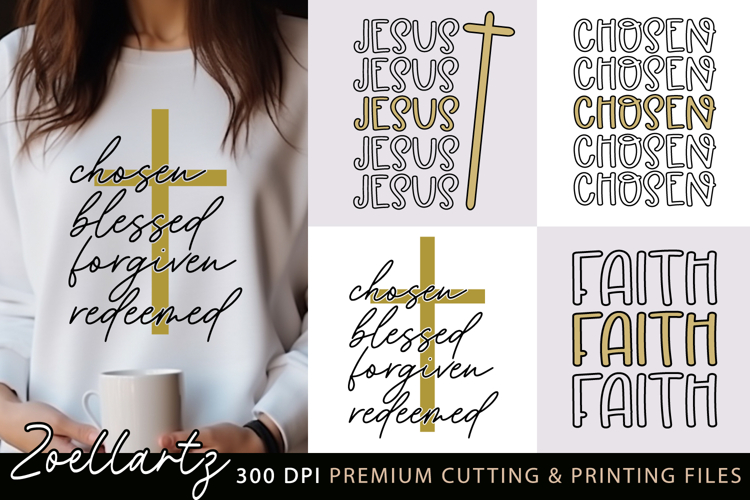 Christian Quote SVG Cut File Faith Jesus SVG Bible Verse SVG