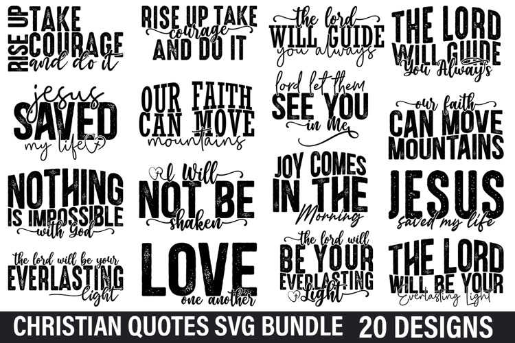Christian SVG Bundle - Christian Quotes Design ,Christian