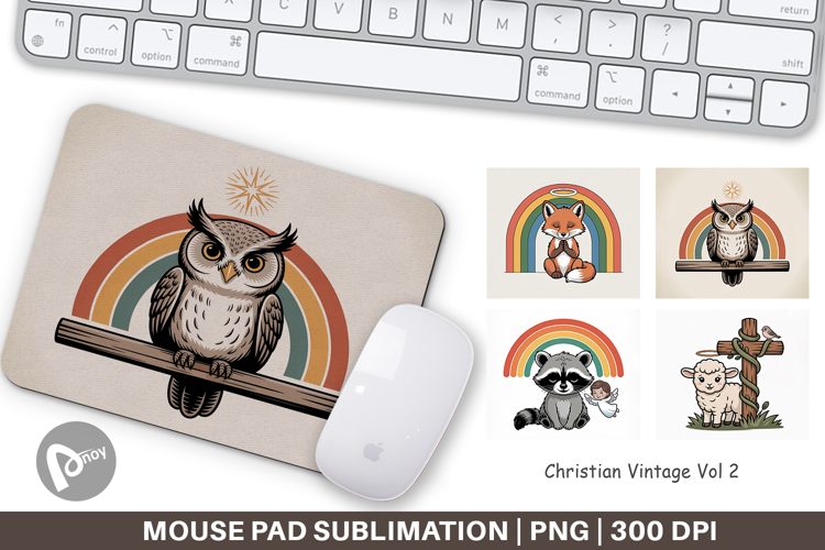Mouse Pad Christian Vintage