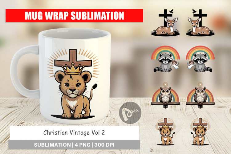 Mug Wrap Christian Vintage