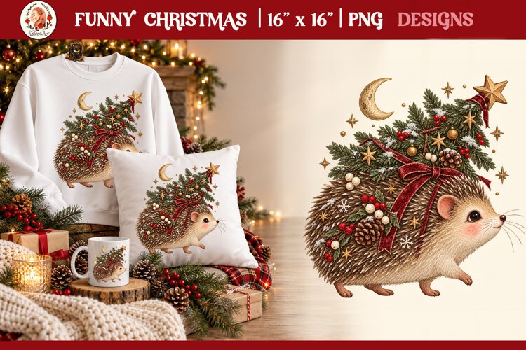 Heritage Whimsical Celestial Christmas Animal example image 1