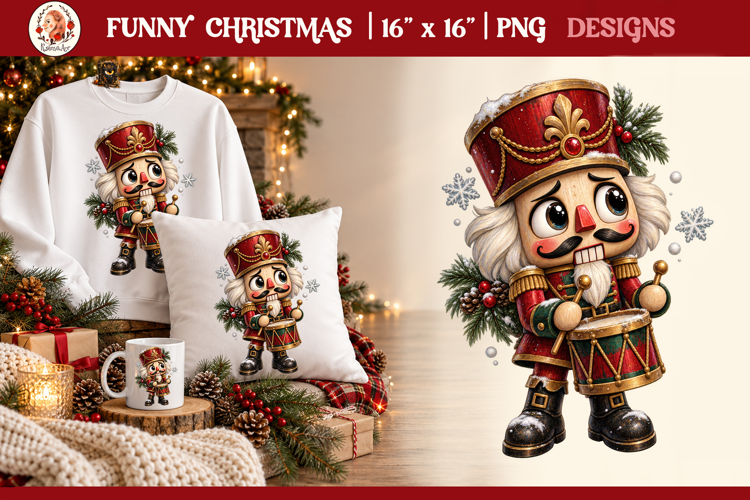 Funny Cute Christmas Animals PNG Clipart