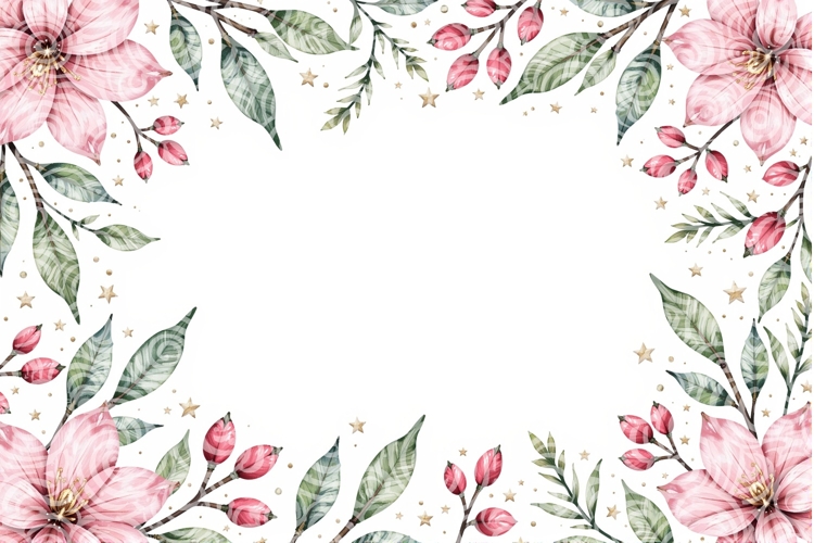 Watercolor Clipart - CALM WINTER