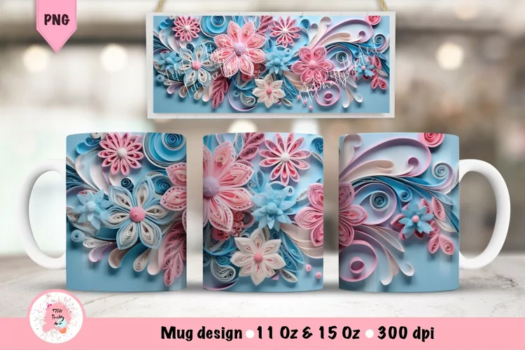 Christmas 3D Mug Wrap For 11 oz and 15 oz