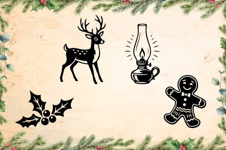 Christmas items SVG collection