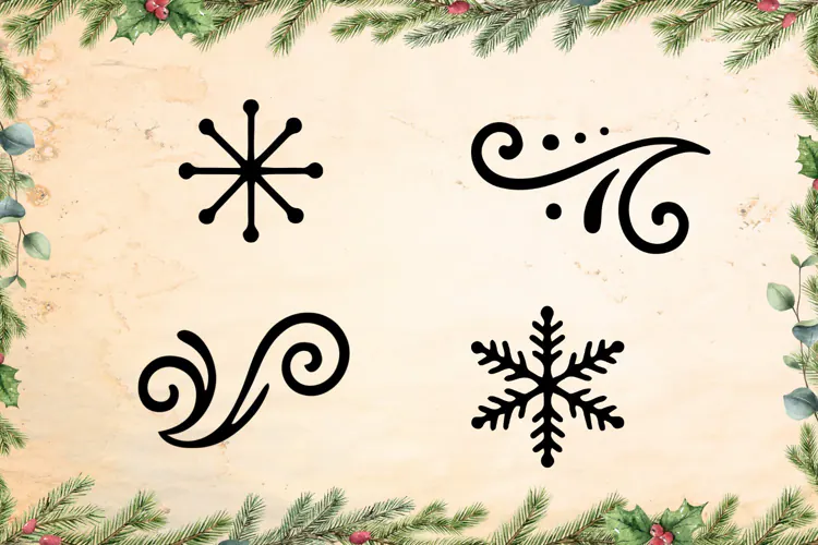 Christmas ornaments SVG collection