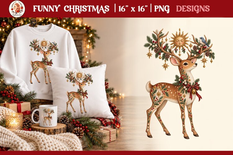 Heritage Whimsical Celestial Christmas Abimal