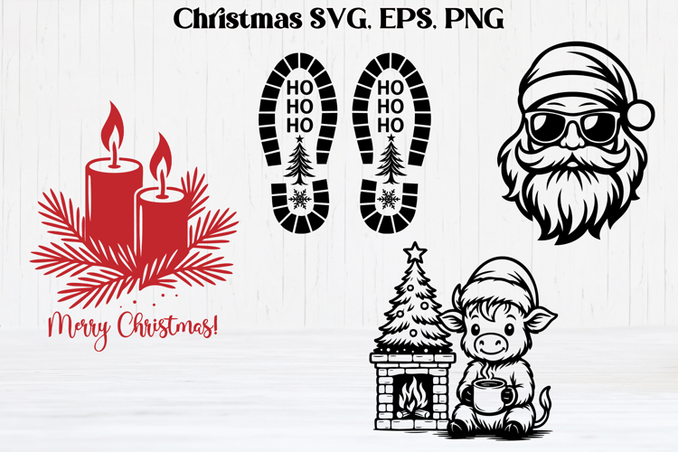 Christmas Silhouette Svg Image 2
