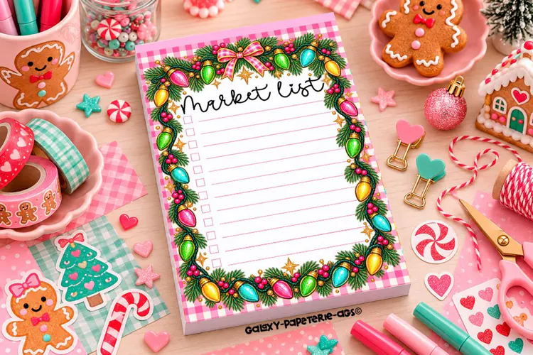 Christmas A6 Notepad Designs - PNG PDF