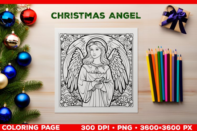 Angel Coloring Pages Image 7