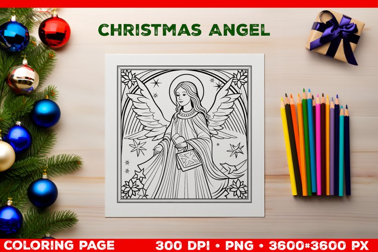 Angel Coloring Pages Image 10