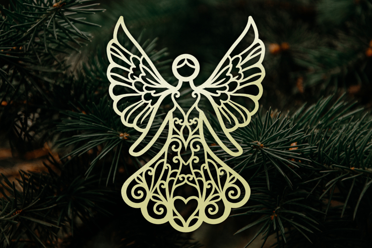 Angel Wings Heart Svg Image 6