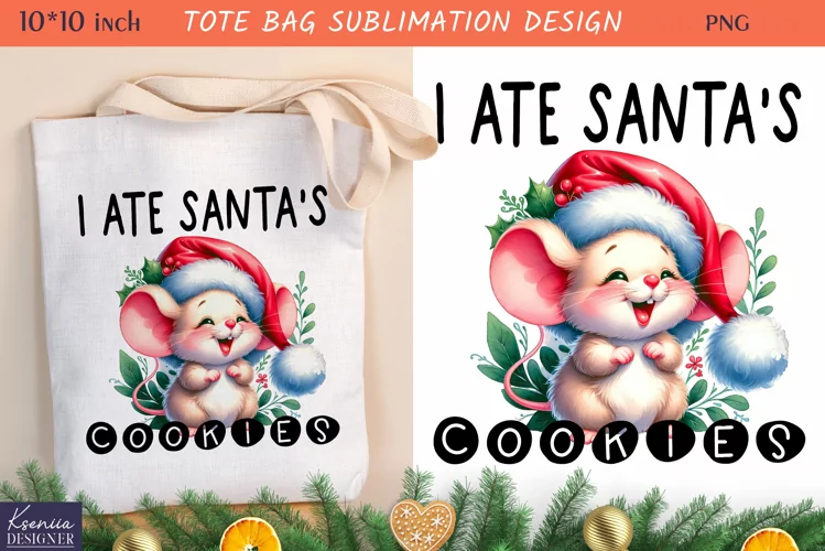 Cute Little Animal| Funny Christmas Quotes Tote Bag Design