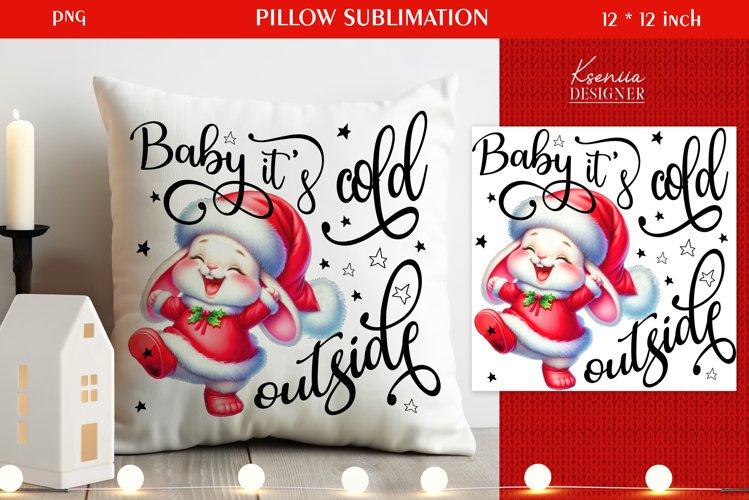 Funny Animal|Christmas Quotes Pillow Sublimation