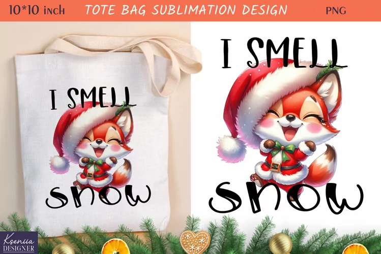 Cute Little Animal| Funny Christmas Quotes Tote Bag Design