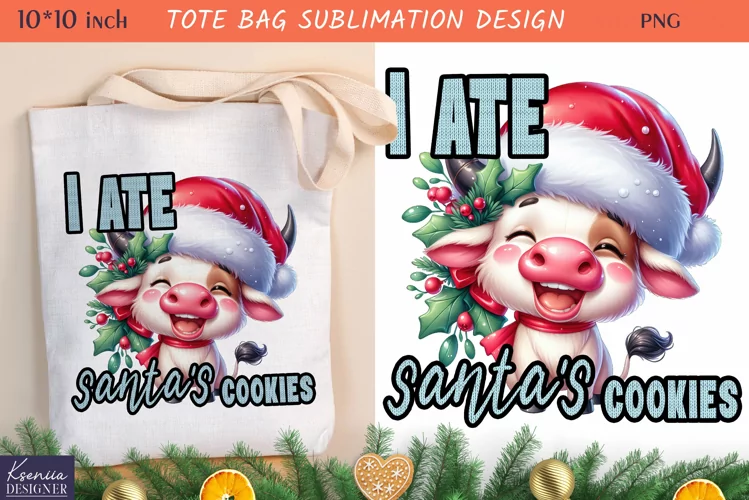 Cute Little Animal| Funny Christmas Quotes Tote Bag Design