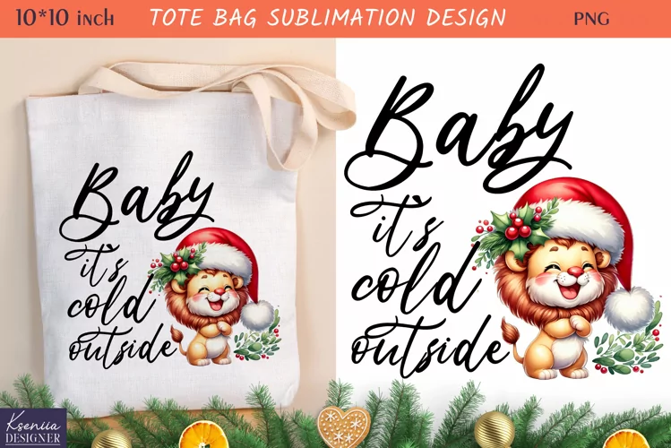 Cute Little Animal| Funny Christmas Quotes Tote Bag Design