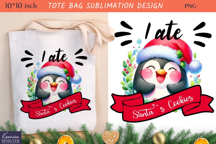 Cute Little Animal| Funny Christmas Quotes Tote Bag Design example image 1