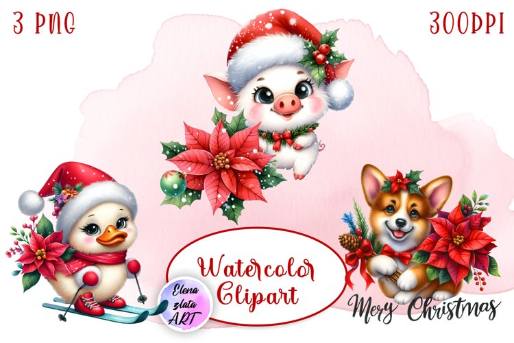 Merry Christmas Clipart Image 13