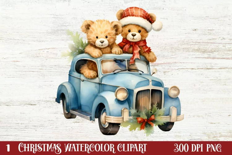 Christmas Animal Safari Clipart, Christmas Animal PNG